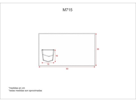 Tabla medidas del producto 81360