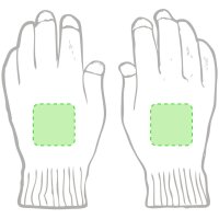 Area marcaje Guante Izquierdo