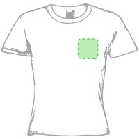 Area marcaje En la manga izquierda