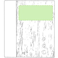 Area marcaje En la tapa