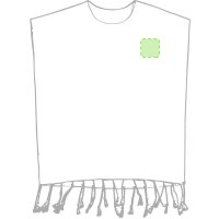 Area marcaje En el pecho derecha tipo bolsilllo