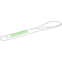 Area marcaje En el mango de una cuchara