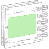 Area marcaje Cara trasera