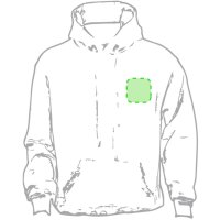 Area marcaje En el pecho izquierda tipo bolsillo