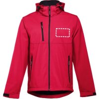 Area marcaje Chaqueta Softshell - Pecho