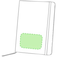 Area marcaje En la portada, parte inferior