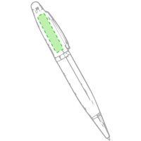 Area marcaje En el bolígrafo, zona clip cara B