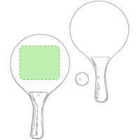 Area marcaje En las palas