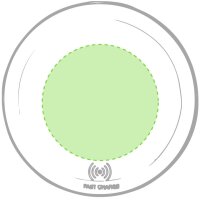 Area marcaje Centrado en el círculo