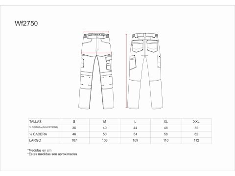 Tabla medidas del producto 83138