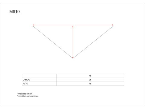 Tabla medidas del producto 81376