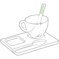 Area marcaje En el mango de una cuchara