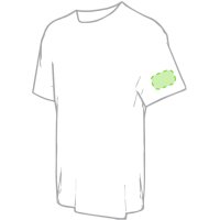 Area marcaje En la manga izquierda