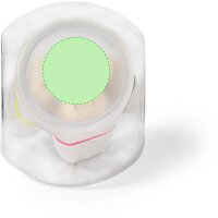 Area marcaje En el tapón