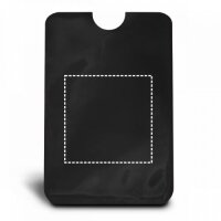 Area marcaje Porta-tarjetas - Posterior