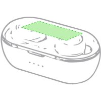 Area marcaje En la tapa de la caja de presentación