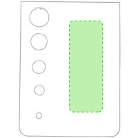 Area marcaje En la cara principal