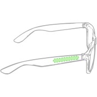 Area marcaje En la patilla izquierda