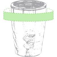 Area marcaje Parte lisa superior del vaso