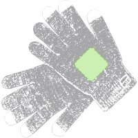 Area marcaje Guante Izquierdo