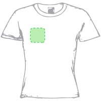 Area marcaje En el pecho derecha tipo bolsillo