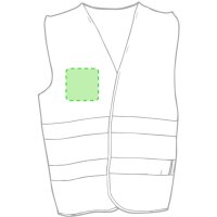 Area marcaje En el pecho derecha