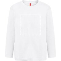 Area marcaje Camiseta manga larga - Pecho