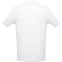 Area marcaje Polo manga corta - Espalda