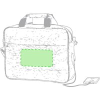 Area marcaje Frontal bajo la cremallera