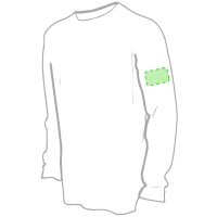 Area marcaje En la manga izquierda