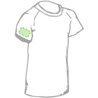 Area marcaje En la manga derecha