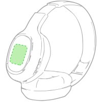 Area marcaje Sobre el auricular izquierdo
