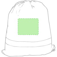 Area marcaje Centrado encima de la cinta reflectante