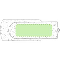 Area marcaje En el cuerpo giratorio