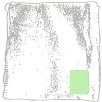 Area marcaje En el cartón de presentación