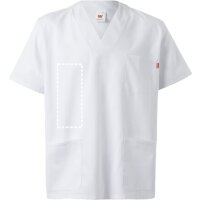 Area marcaje Camisa manga corta - Lado izquierdo
