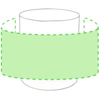 Area marcaje Alrededor de la taza