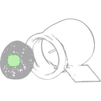 Area marcaje En el tapón