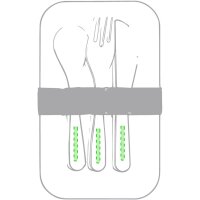 Area marcaje En el mango de los cubiertos