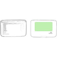 Area marcaje En la parte delantera