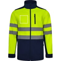 Area marcaje Chaqueta reflectora - Lado izquierdo