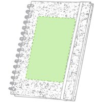 Area marcaje En la portada de la libreta