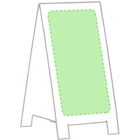 Area marcaje En la parte trasera