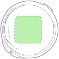 Area marcaje Caja de presentación