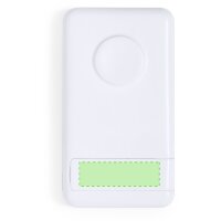 Area marcaje En el hueco rectangular