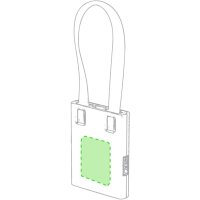 Area marcaje En la cara lisa centrado