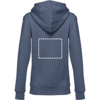 Area marcaje Chaqueta con capucha - Espalda