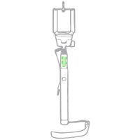 Area marcaje Zona metálica, justo donde acaba el mango