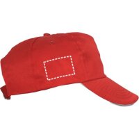 Area marcaje Gorra - Cuerpo lateral 2