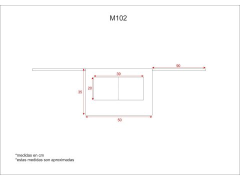 Tabla medidas del producto 81341